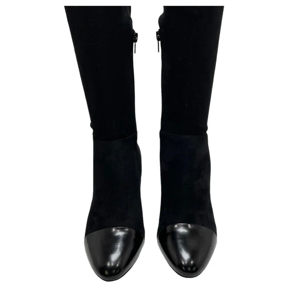 International Concepts Alvita OTK Faux Leather Suede Womens Boots 5M